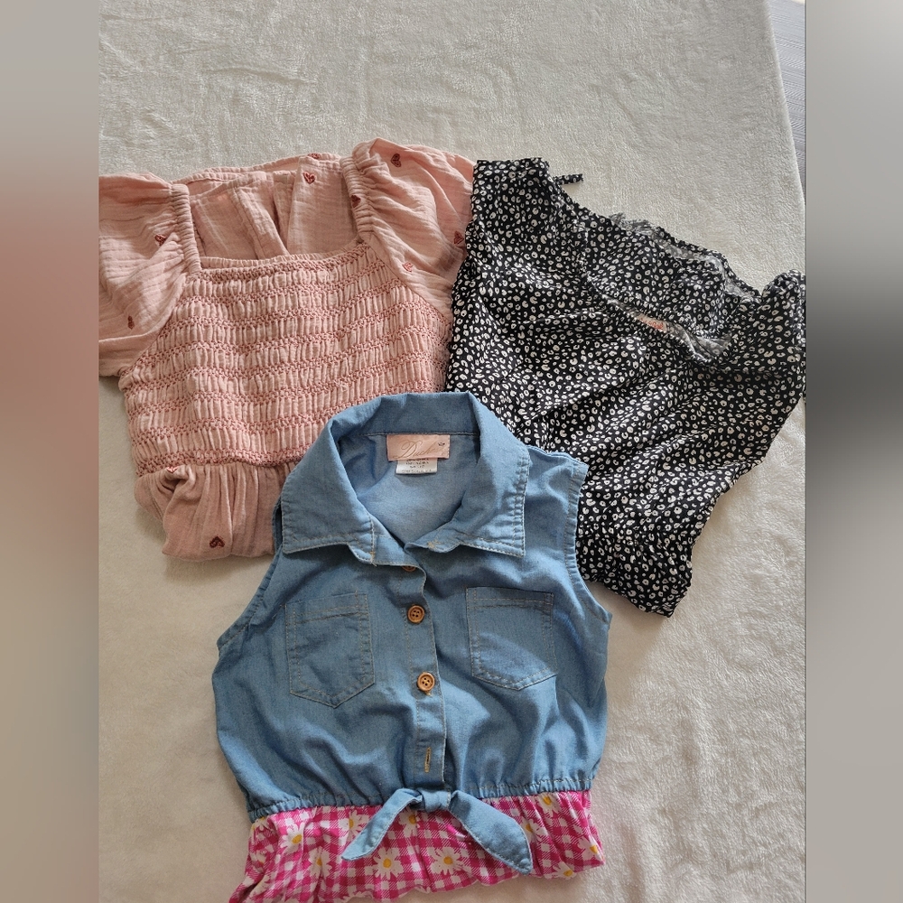 3 Girl Kid Dresses Size 8